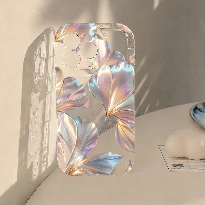 Xiaomi Redmi Note 13 - Colorful Metallic Ginkgo Print Phone Case