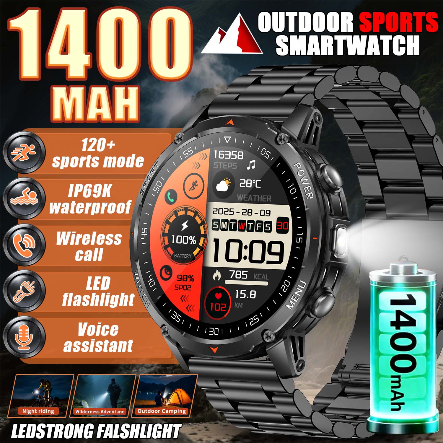 2026 New Military Smart Watch  - Smart Insole Pressure review and price