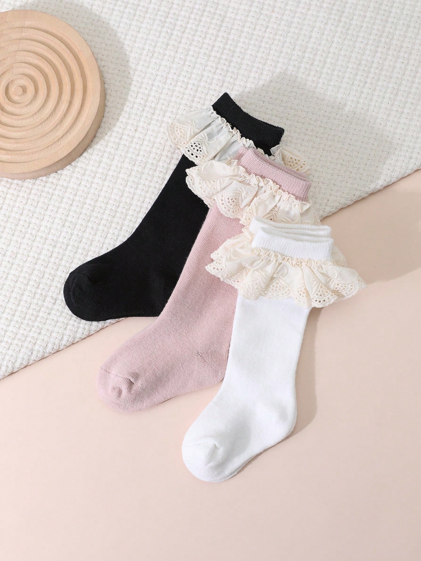 3Pairs Toddler Girls Lace Ruff - Baby Sock Oximeter review and price